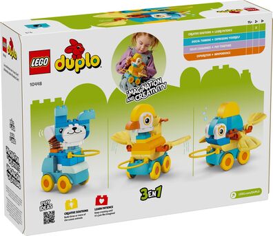LEGO® 10448 Duplo <p> 3 w 1 Zwierzątka na kółkach</p>